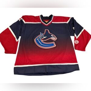 KOHO Vancouver Canucks Hockey Jersey Alternate Gradient Size XL